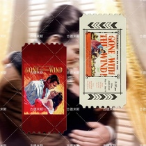 Gudemis) Chaos People Homemade Ticket Root Original Movie Perimeter Creative Design Art Gift
