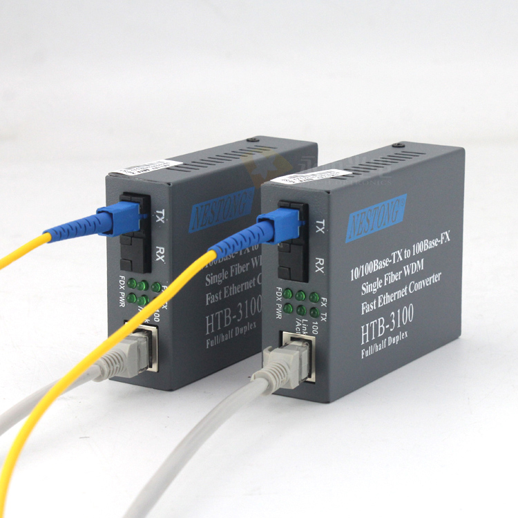 HTB-3100 A//B 25 KM Single Fiber Single Mode Fiber Transceiver Fast Ethernet
