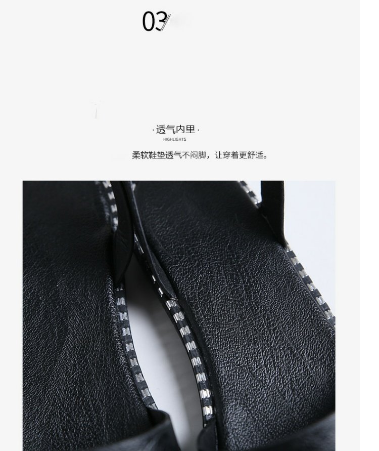 Mùa hè 2018 phiên bản mới của Hàn Quốc của giày sandal hở mũi nữ đế bằng phẳng đơn giản thời trang ngọc trai Giày Roman giày nữ thủy triều sandal đế cao