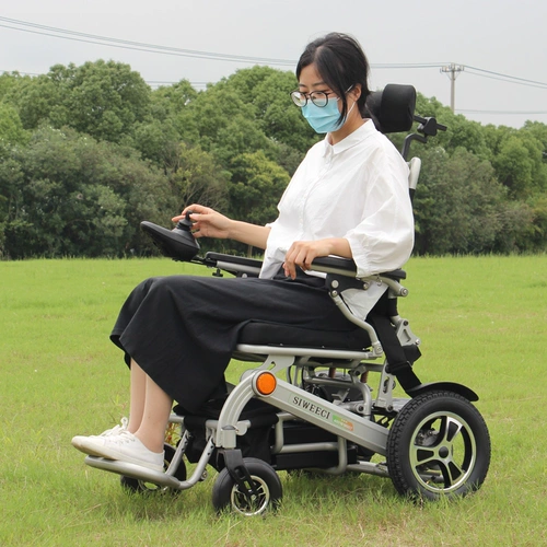 Германия Siweeci Электрическая инвалидная коляска пожилая четыре -шобока