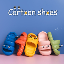 Childrens slippers non-slip indoor baby slippers 1-2 years old children cartoon cute boy Caterpillar slippers girls