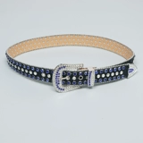 Ремень, джинсы подходит для мужчин и женщин, ретро красный (черный) чай, в стиле панк