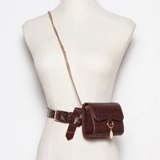 Tide, черная поясная сумка, маленькая цепь, ремешок для сумки, маленький костюм, юбка, ремень, сумка через плечо, популярно в интернете