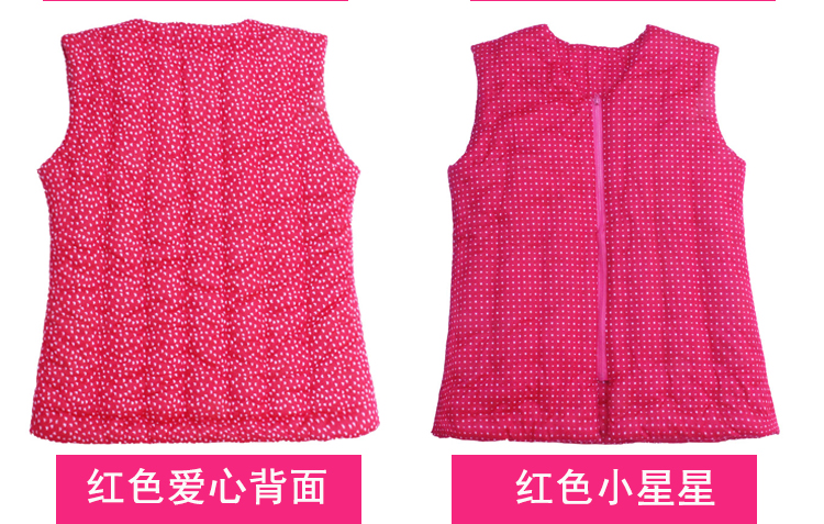 Đàn ông và phụ nữ làm bằng tay cotton dây kéo vest trung niên nhà ấm tay áo vest dày vest áo dạ nữ dáng ngắn