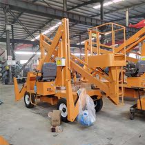 Billboard elevator billboard installation aerial work vehicle telescopic boom diesel-electric dual-purpose pruning branch Billboard