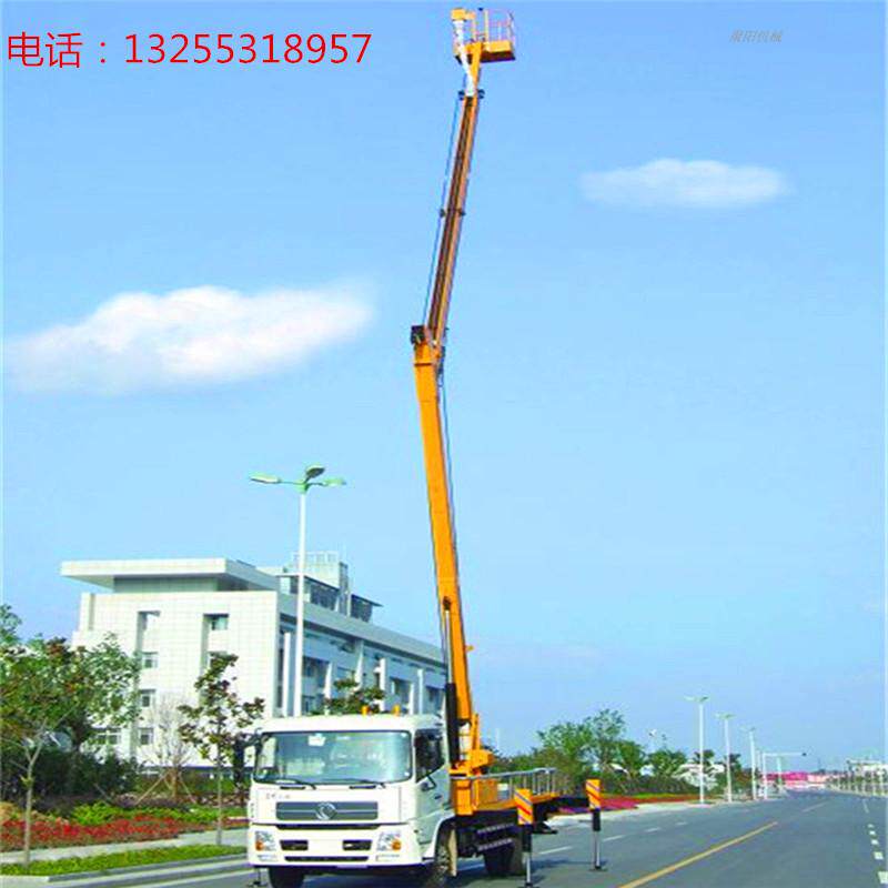 Manufacturers custom folding arm vehicle-mounted lift Mobile aerial work platform car curved wall telescopic arm lift