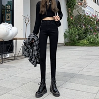 Чистая черная (одиночная пряжка) восемь очков пружина и осень