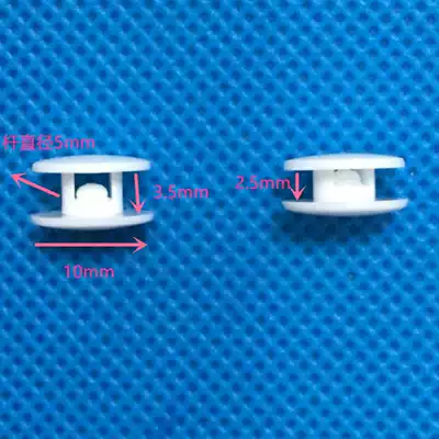 Plastic mother-in-law buckle Stationery clothing decorative buckle Disposable two-in-one buckle