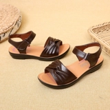 Сандалии для матери, нескользящие летние туфли, для среднего возраста, мягкая подошва