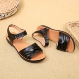 Сандалии для матери, нескользящие летние туфли, для среднего возраста, мягкая подошва