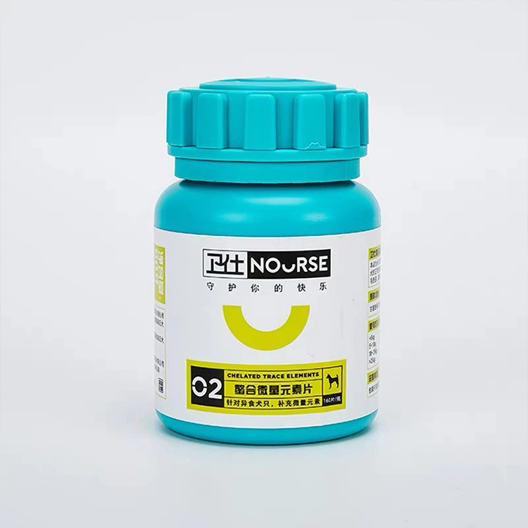 Wei Shi Chelated Trace Element Chó Thú cưng Mèo và Chó Ăn Đất dính Thực phẩm ngoài hành tinh Thiếu máu Thiếu máu Chăm sóc sức khỏe 160 Viên nén - Cat / Dog Health bổ sung sữa chó con