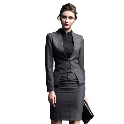 睿诺 Демисезонный комплект, модный элитный рабочий костюм, облегающий крой