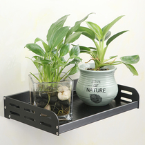 Aluminum alloy flower frame wall-free storage rack wall-mounted balcony multi-layer flower pot rack arrangement rack plant shelf