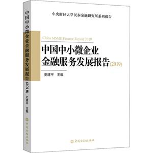 中国中小微企业金融服务发展报告(2019) 史建平 编 财政金融 经管、励志 中国金融出版社