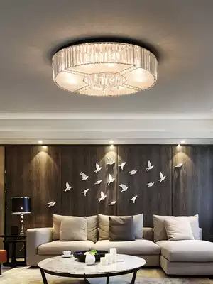 Living room lights 2021 new living room led crystal ceiling lights living room living room lights crystal lights living room round lamps