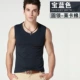 Áo vest nam mùa hè thủy triều cotton chạm đáy áo thun bó sát Slim V-cổ trái tim cổ áo vest thể thao cỡ lớn