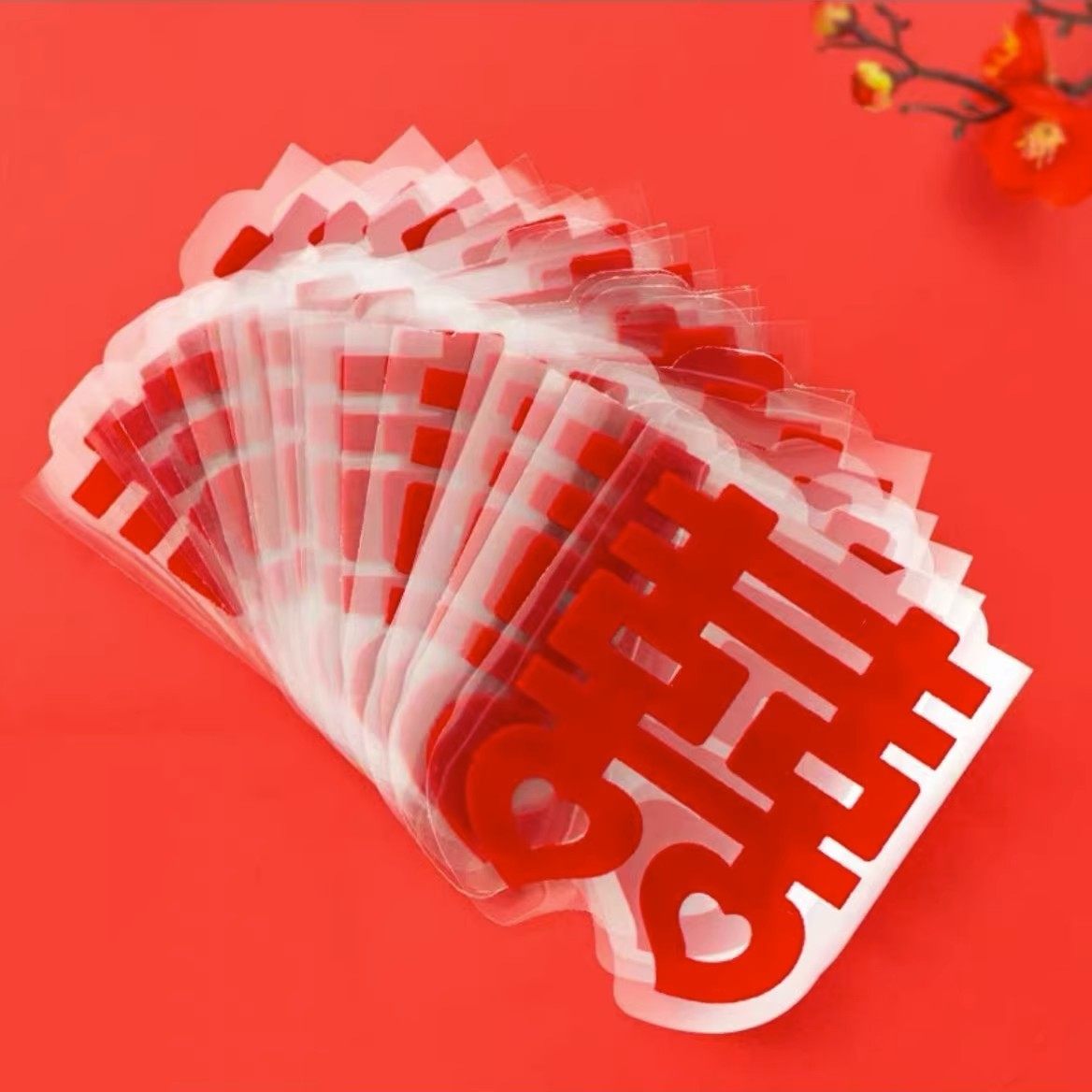 Wedding happy words Wedding Celebration Items Wedding house Decorative Stairway Glass Door Water Sticky with Electrostatic Decorative Wall Sticker-Taobao