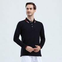 Autumn overalls mens tops polo shirts corporate uniforms custom printing logo Company Factory clothing catering long sleeves overalls