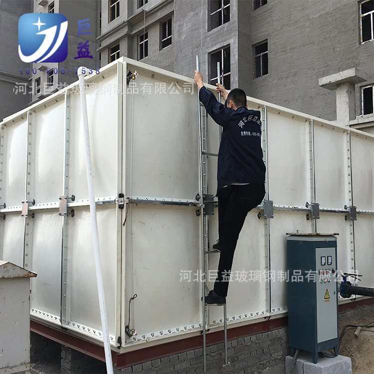 New Hope Breeding Special Glass Fiber Water Tank Square Fire Water Tank 304 Stainless Steel Insulation Water Tank