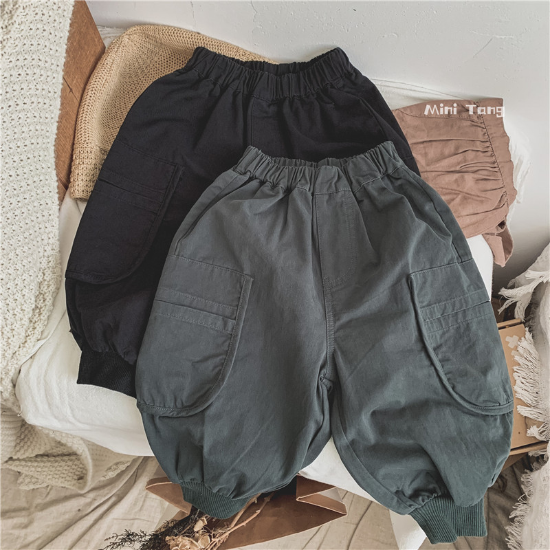 Type of praise ancient ~ Han edition children beat feet casual pants for men and women baby pants spring and autumn dress