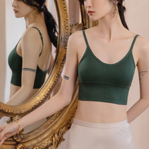 Kaka with the same back camisole Vest Womens net red explosion big U wear inside with bottom bra bra bra bra underwear summer