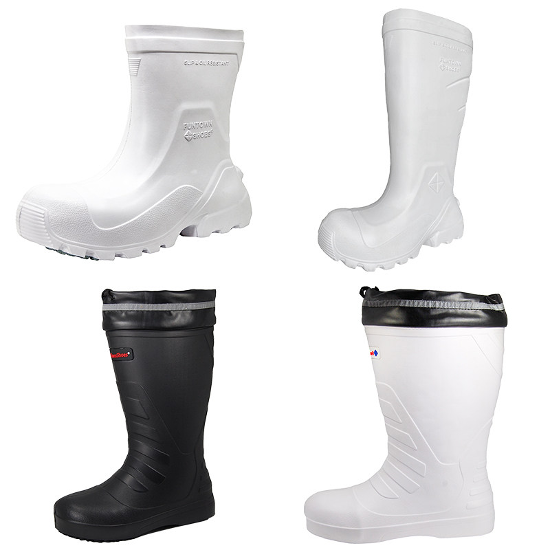 范特仕Funtownshoes防水雨靴中长筒防滑防油高档耐磨工业工地长靴