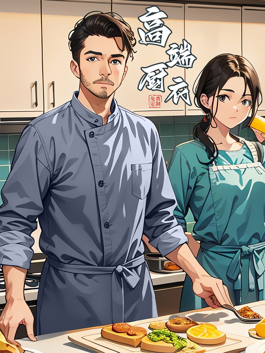 厨师工作服长袖服装男厨房西餐烘焙大厨高端餐饮专用工衣衣服大码