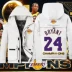 Lakers James Số 23 Đài tưởng niệm Kobe Số 24 Giải trí của nam và nữ tất cả các trận đấu cộng với áo khoác dày cotton Quần áo cotton N - Bông