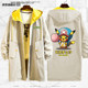 Jacket Elf Bảo Giấc mơ Elf Pikachu Thám Co-hoạt hình Jacket Quần áo Couple nam Và nữ áo gió