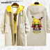 Jacket Elf Bảo Giấc mơ Elf Pikachu Thám Co-hoạt hình Jacket Quần áo Couple nam Và nữ áo gió 