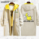 Jacket Elf Bảo Giấc mơ Elf Pikachu Thám Co-hoạt hình Jacket Quần áo Couple nam Và nữ áo gió