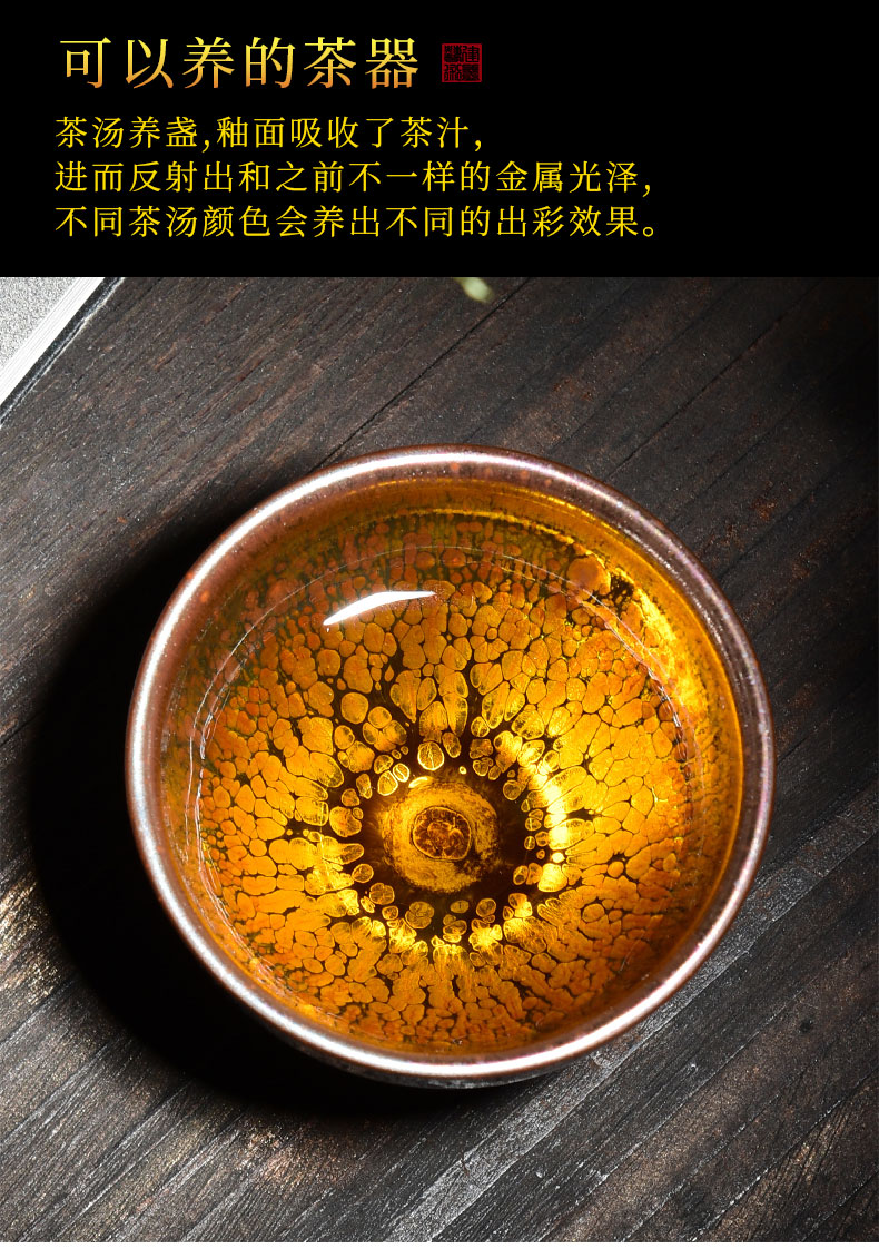 Tao blessing by manual build light three cup gift boxes of household gifts silver hao zijin partridge tea cups