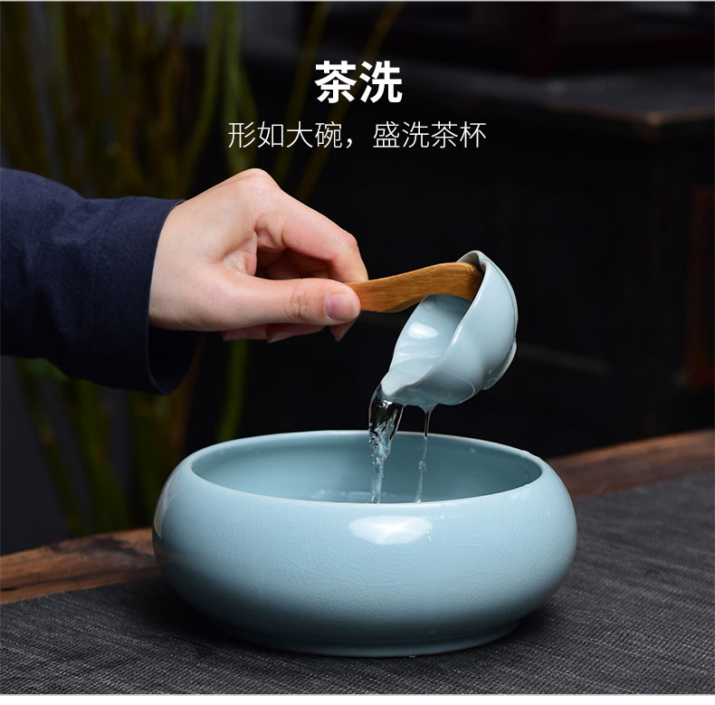 Tao blessing the azure suits for your up tea sets of household of a complete set of your porcelain piece of kung fu tea teapot teacup combination