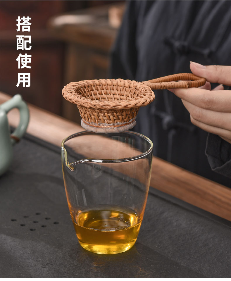 Tao blessing the cane top service up bamboo has) creative move good tea strainer filter tea tea tea accessories