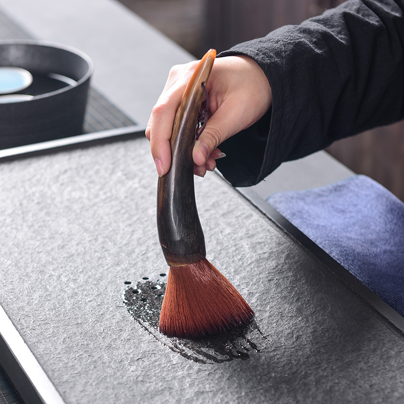 Tao blessing horn YangHuBi brush tea accessories dropping kung fu tea set manee brush pen tea tea