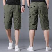 bảy điểm quần mùa hè của nam giới quần short nam của nam giới mùa hè của loose-fitting quần bảo hộ lao động giải trí bảy điểm quần thể thao năm điểm quần ngựa