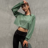 Короткая быстросохнущая спортивная футболка для спортзала для тренировок для отдыха, осенняя, для бега, оверсайз