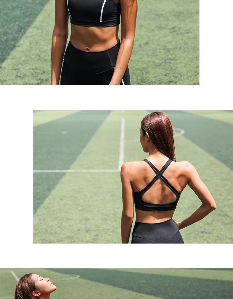 La Nikar đồ lót thể thao chuyên nghiệp nữ tập thể dục yoga nữ kiểu vest không vành thoáng khí áo ngực liền mạch áo tập adidas