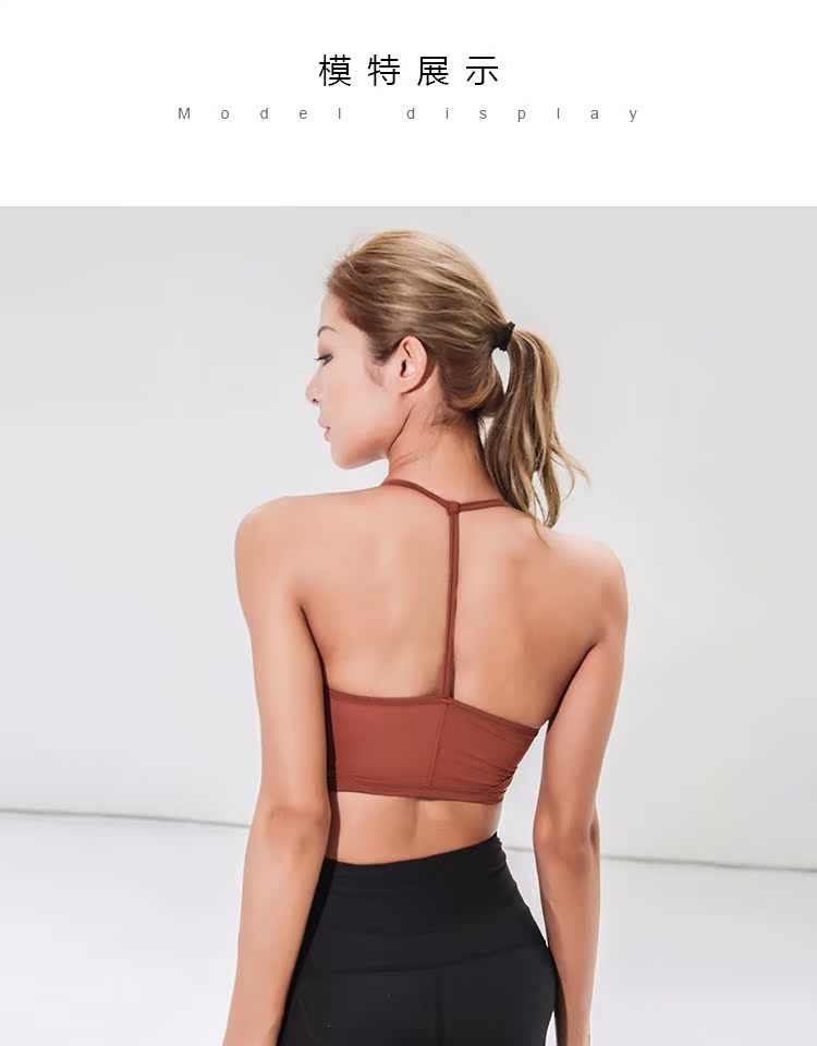 La Nikar vest-phong cách thể thao đồ lót chạy thể dục yoga vest từ sexy vẻ đẹp trở lại áo hollow áo zumba