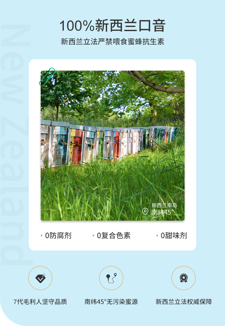新西兰进口 新溪岛 便携水果蜂蜜 12片/盒 够吃1个月 排毒养颜润肠 图7