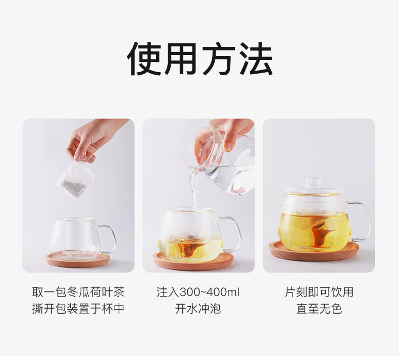 【30包】玫瑰花冬瓜荷叶茶减肥茶