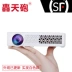 Thunderbolt DLP800 máy chiếu nhỏ mini Văn phòng không dây wifi HD 1080P micro 3D rạp hát tại nhà Máy chiếu di động Không có TV màn hình may chieu epson Máy chiếu