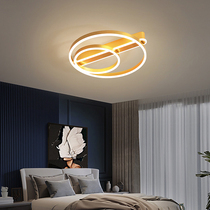 Modern simple bedroom lamp Round room lamp Creative personality Home study light luxury style Nordic ceiling lamp