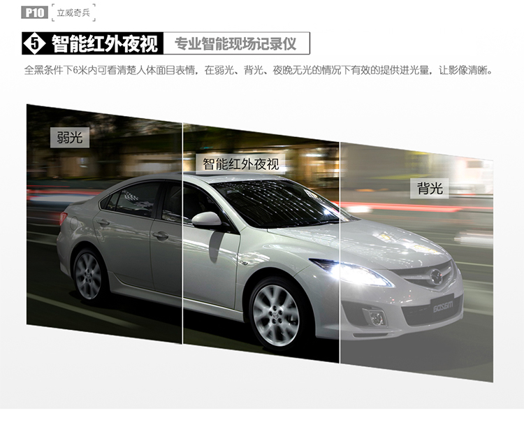 Máy ảnh Liwei Qibing P10 HD Máy ghi âm trực tiếp Tầm nhìn ban đêm hồng ngoại 33 triệu pixel nhỏ gọn và di động - Máy quay video kỹ thuật số máy quay video cầm tay