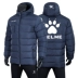 KELME Karmei Áo khoác thể thao cotton nam Bóng đá dành cho người lớn dài ngoài trời quần áo cotton ngoài trời Quần áo độn bông thể thao