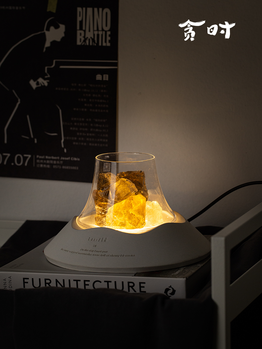 The greedy minority watch the spar aromatherapy lamp essential oil to expand the fragrance summer desktop ore atmosphere decoration gift night light companion gift