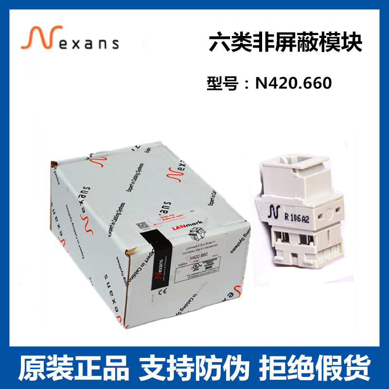 Original Nexans Nixans N420 660 class of non - shielded network Gigabit Broadband modules