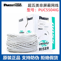 原装PANDUIT泛达超五类非屏蔽网线PUC5504IG百兆UTP线缆