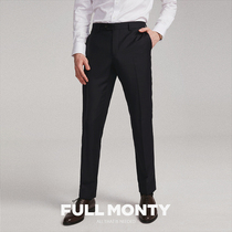 (VBC fabric) mens wool trousers herringbone trousers business dress casual straight suit pants