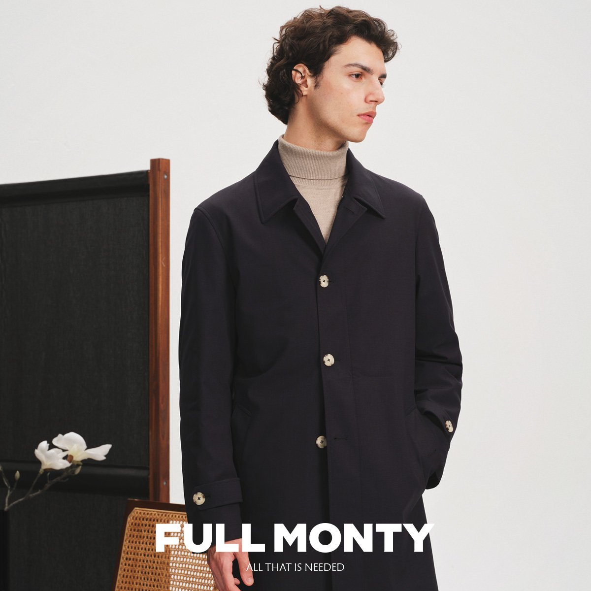 (detachable goose down liner) black executive wind clothes in long style business casual coat 2023 autumn winter new pint-Taobao